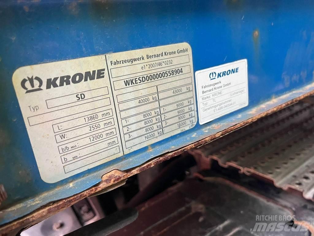 Krone SD Plachtové návěsy