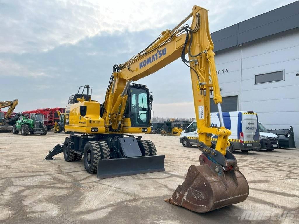 Komatsu PW160-11 Kolová rýpadla