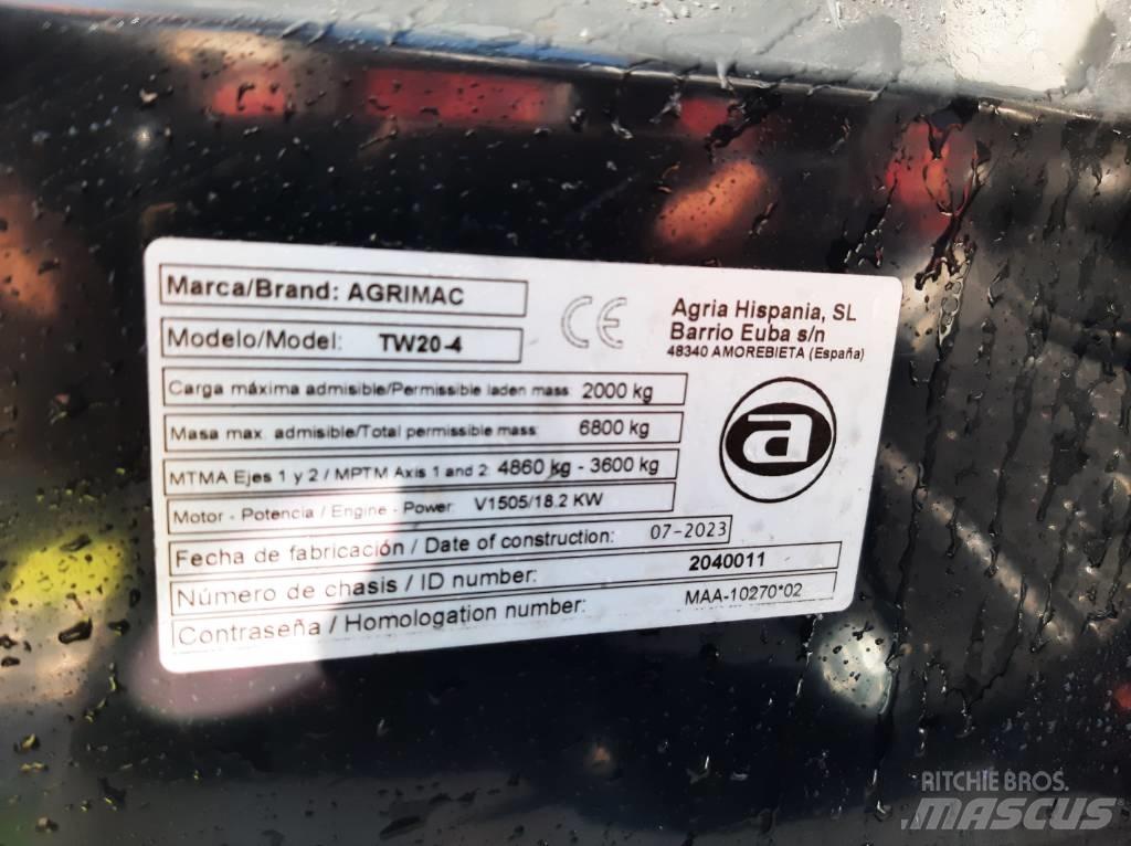 Agrimac TW20-4KL Terénní vysokozdvižné vozíky