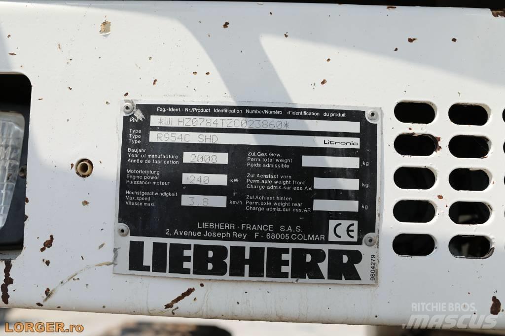 Liebherr R954 C SHD Pásová rýpadla
