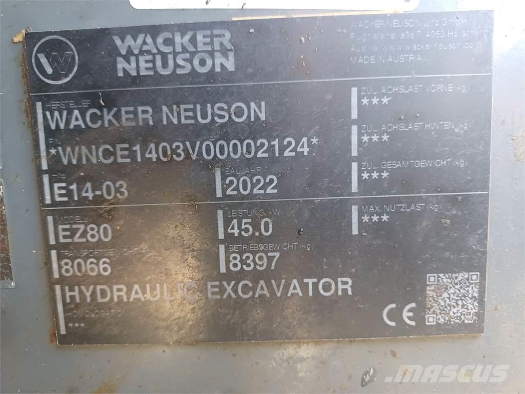 Wacker Neuson EZ80 Pásová rýpadla