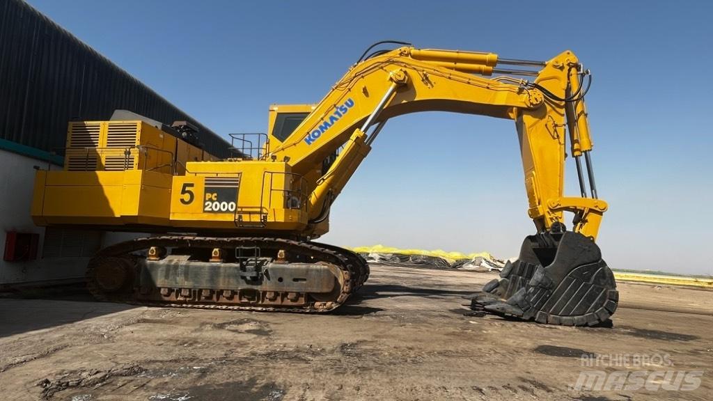 Komatsu PC 2000-8 Pásová rýpadla