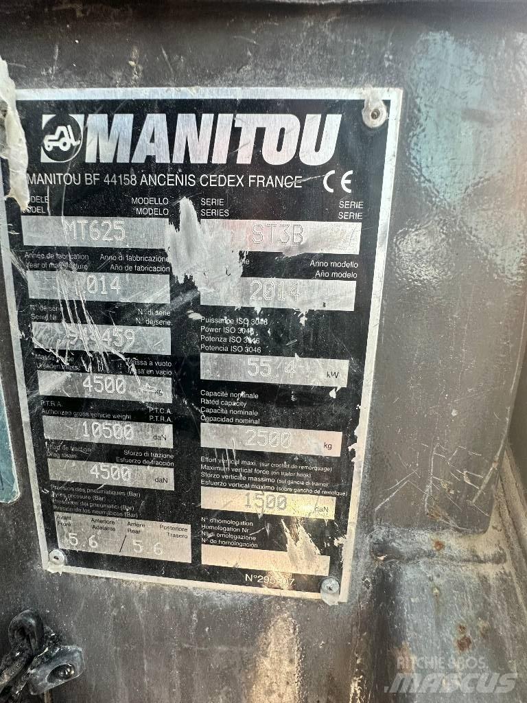 Manitou MT 625 Teleskopické manipulátory