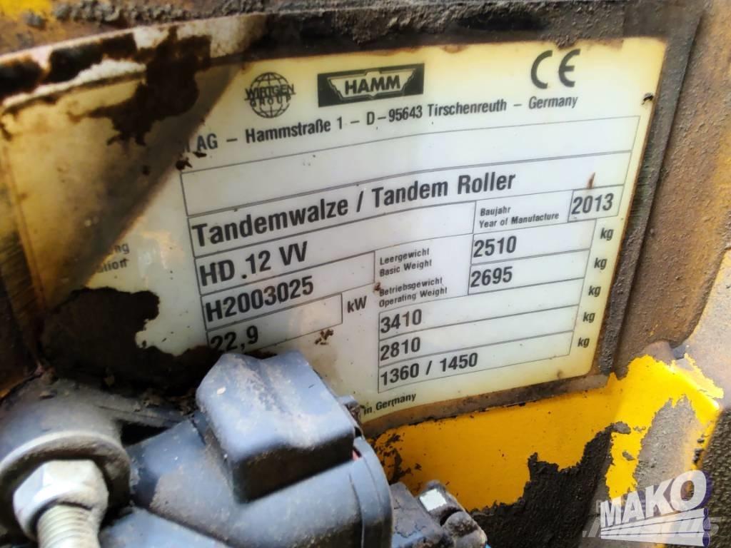 Hamm HD 12 VV Tandemové válce