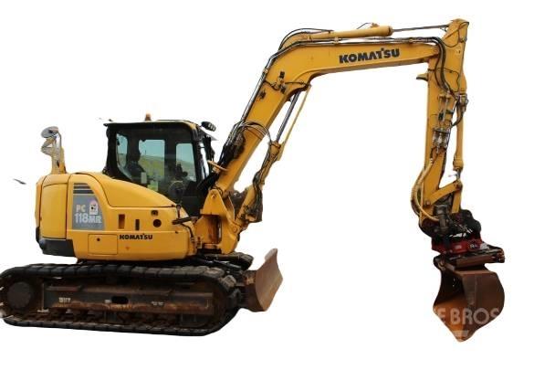 Komatsu PC 118 MR-8 Výložníky a lžíce