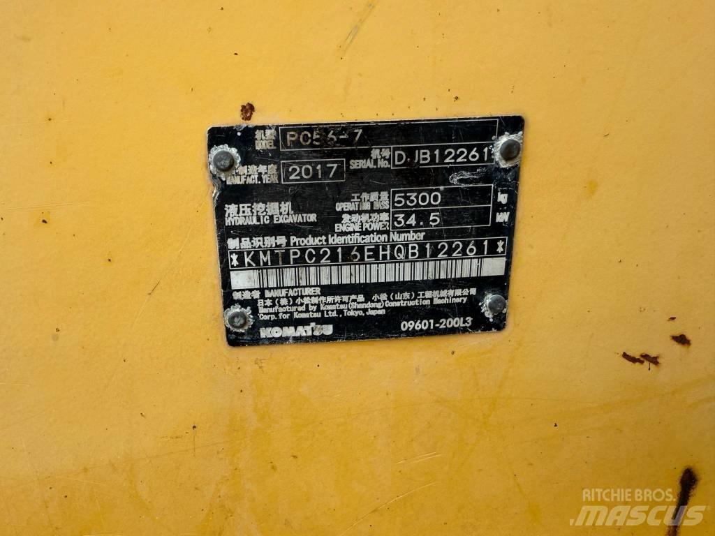 Komatsu PC 56-7 Mini rýpadla < 7t