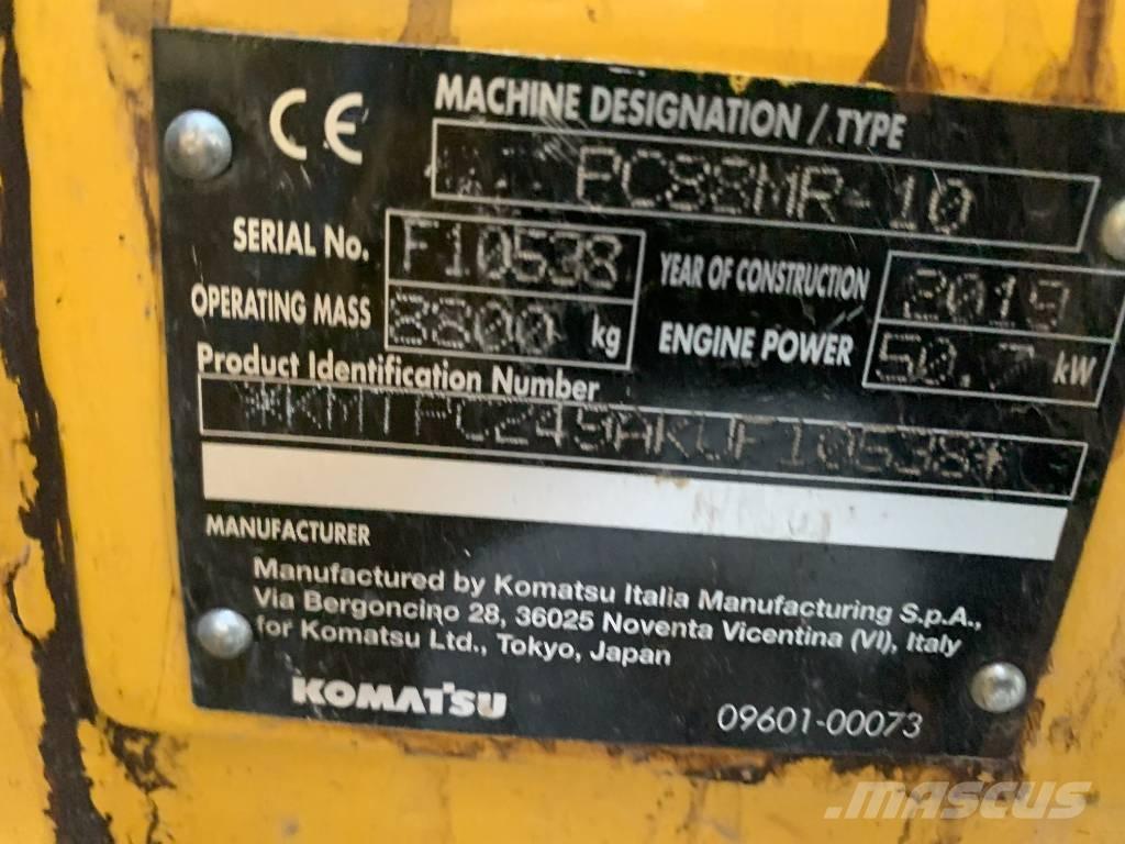 Komatsu PC 88 MR-10 Pásová rýpadla