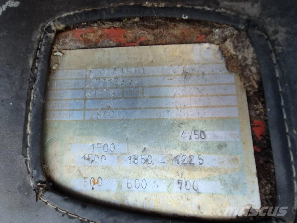 Nissan pd01a15po LPG vozíky