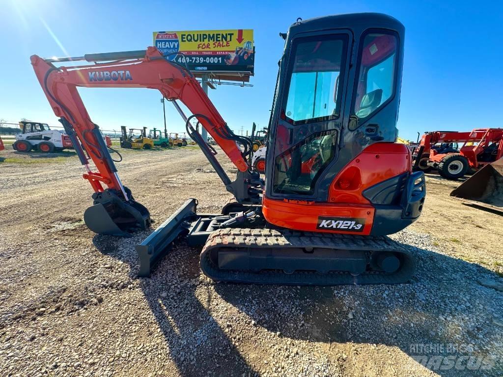 Kubota KX 121-3 Pásová rýpadla