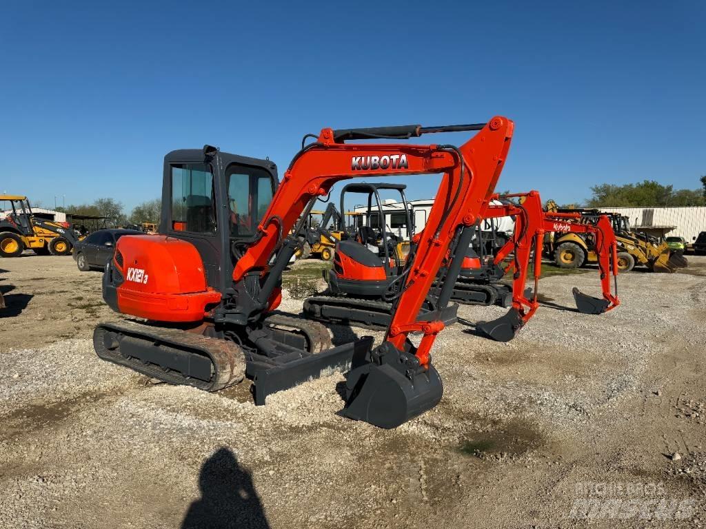 Kubota KX 121-3 Pásová rýpadla