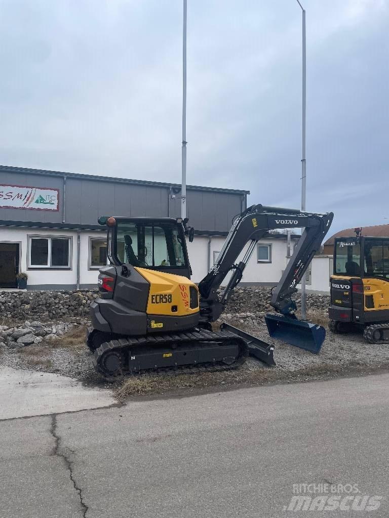 Volvo ECR 58 F Mini rýpadla < 7t