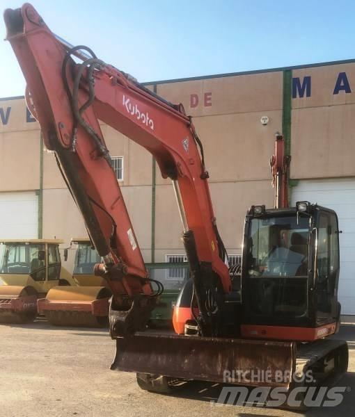 Kubota KX 080-4 Midi rýpadla 7t - 12t