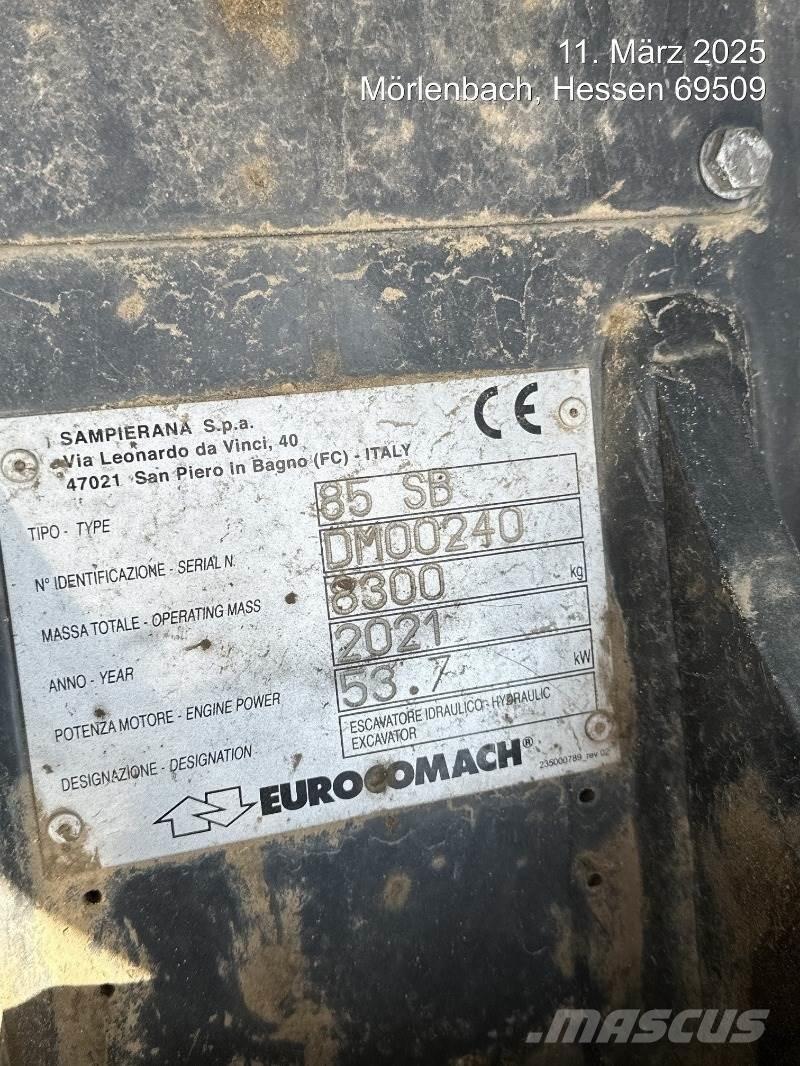 Eurocomach 85SB Mini rýpadla < 7t