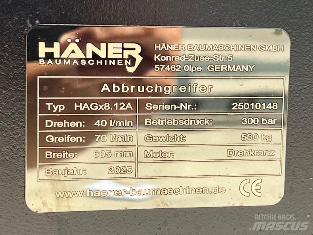  HANER HAGX8.12 Klešťové drapáky