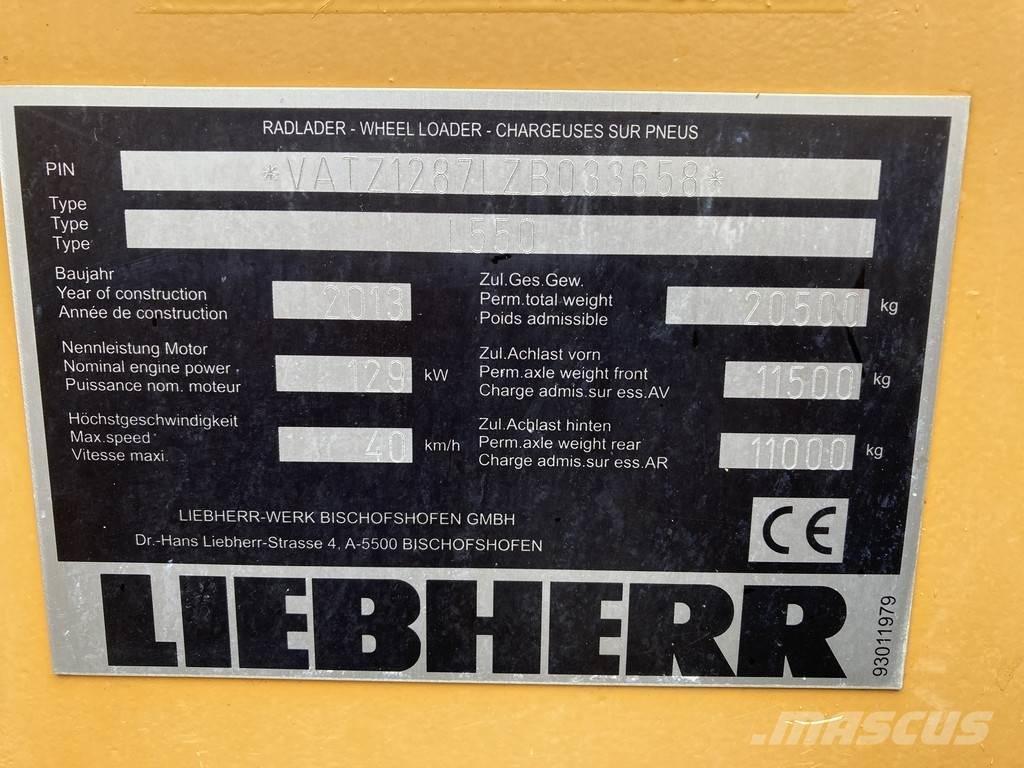 Liebherr L 550 Kolové nakladače