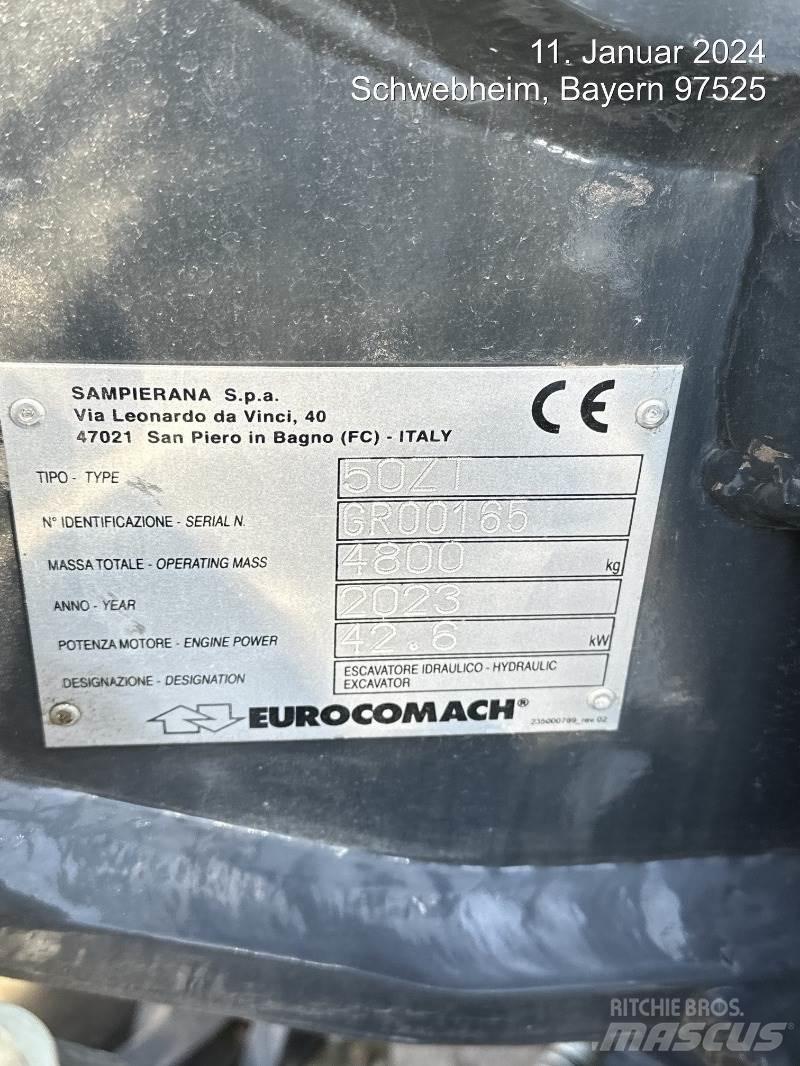 Eurocomach 50ZT Mini rýpadla < 7t