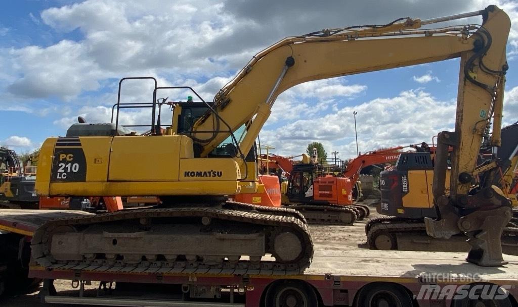 Komatsu PC 210 LC Pásová rýpadla