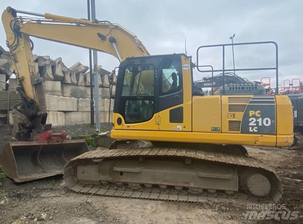 Komatsu PC 210 LC Pásová rýpadla