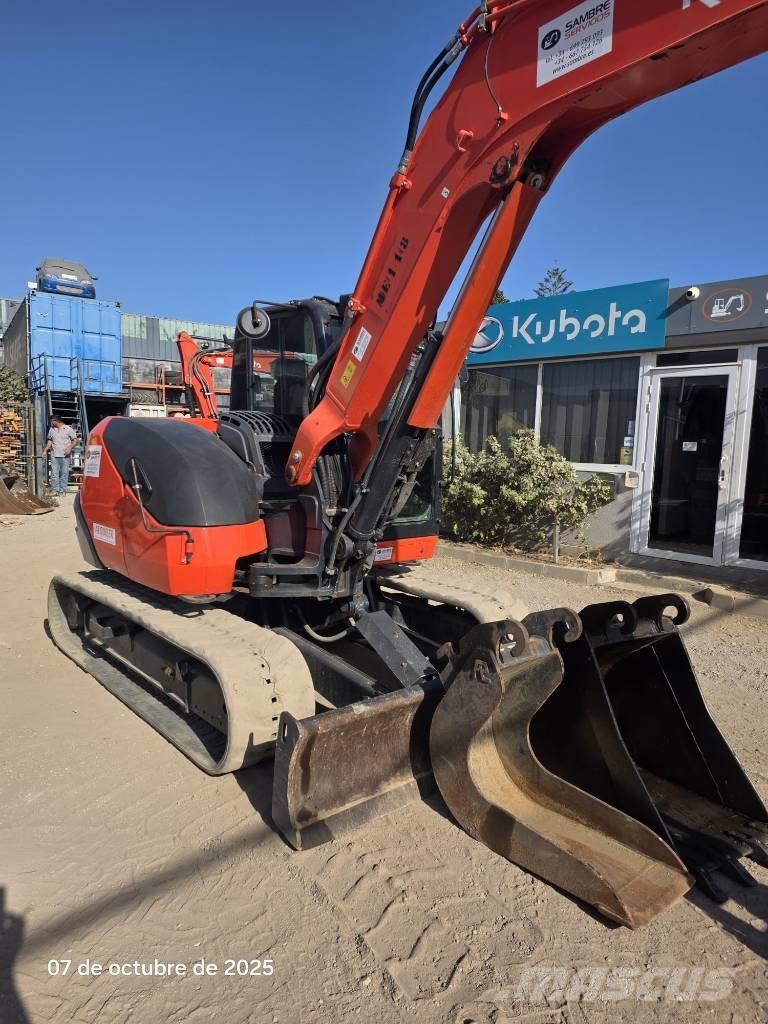 Kubota KX 080-4a2 Midi rýpadla 7t - 12t