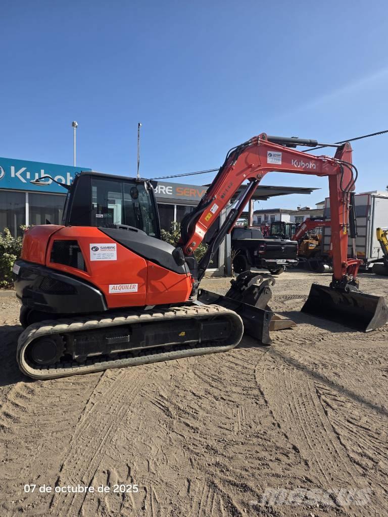 Kubota KX 080-4a2 Midi rýpadla 7t - 12t