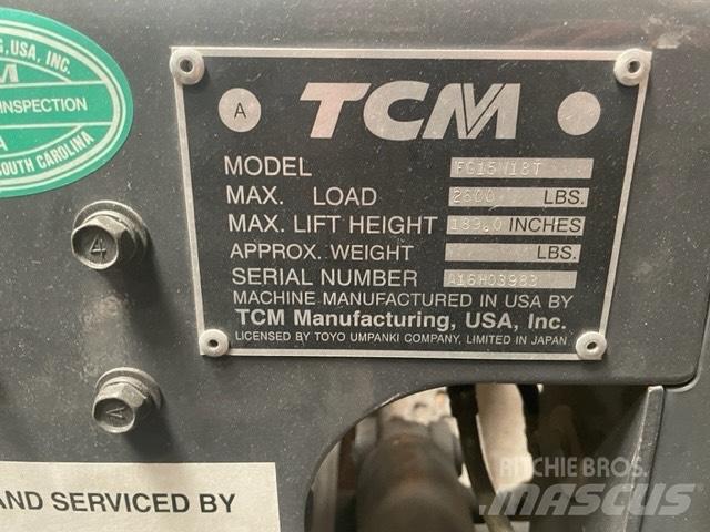TCM FG15N18T Terénní vysokozdvižné vozíky