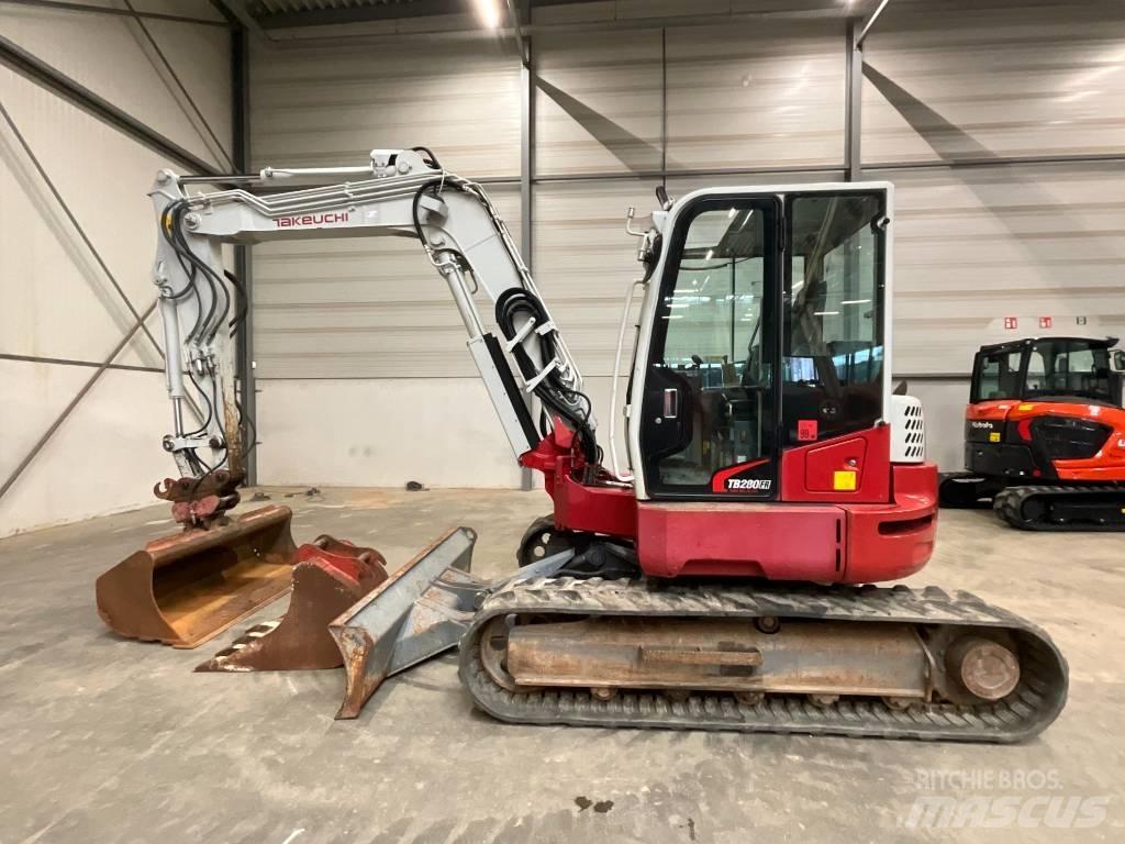 Takeuchi TB 280 FR Midi rýpadla 7t - 12t