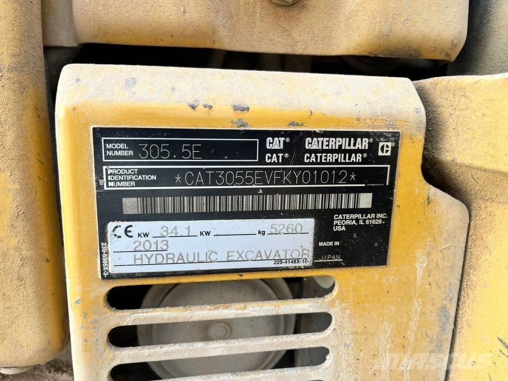 CAT 305.5 Mini rýpadla < 7t
