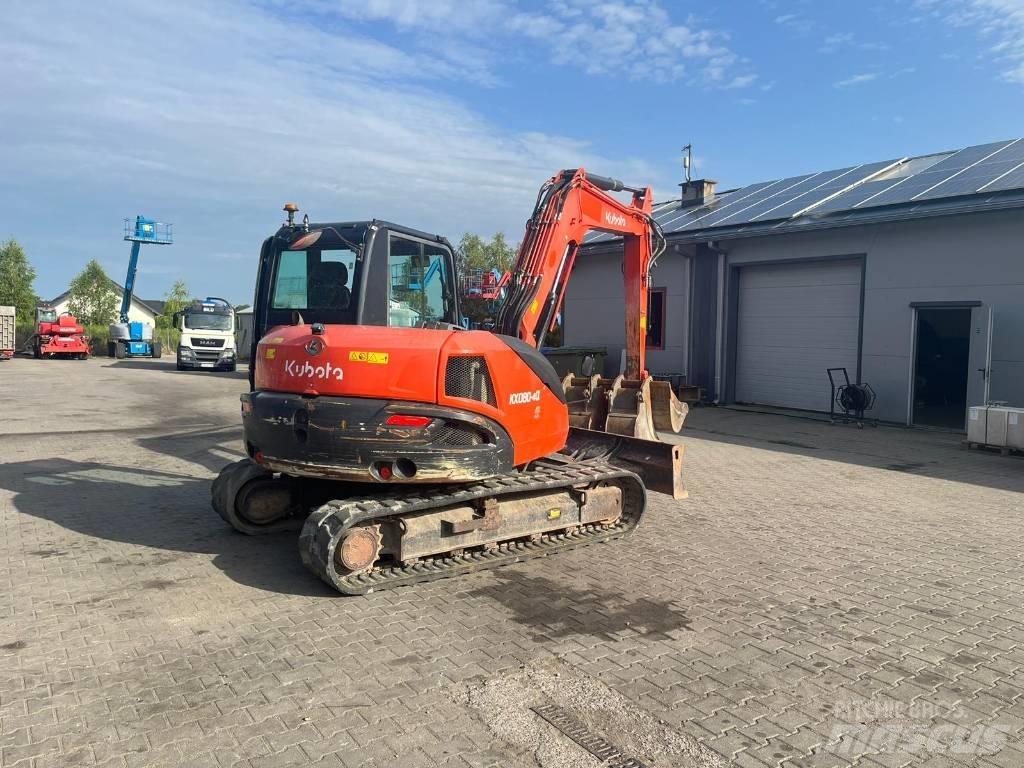 Kubota KX 080-4 Midi rýpadla 7t - 12t