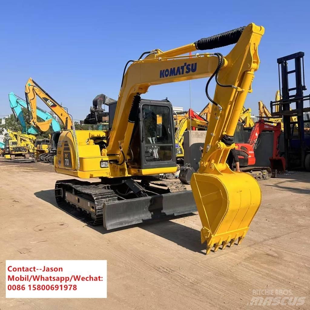 Komatsu PC 70-8 Pásová rýpadla