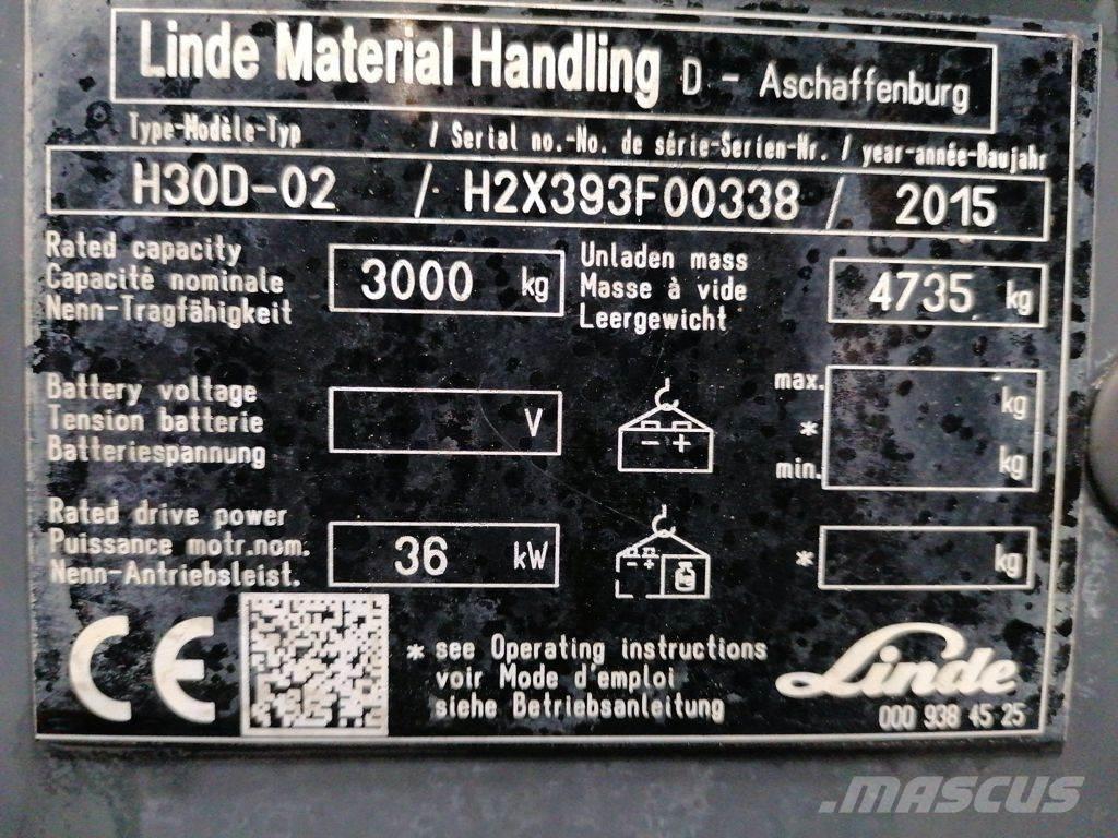 Linde H30D-02 Dieselové vozíky