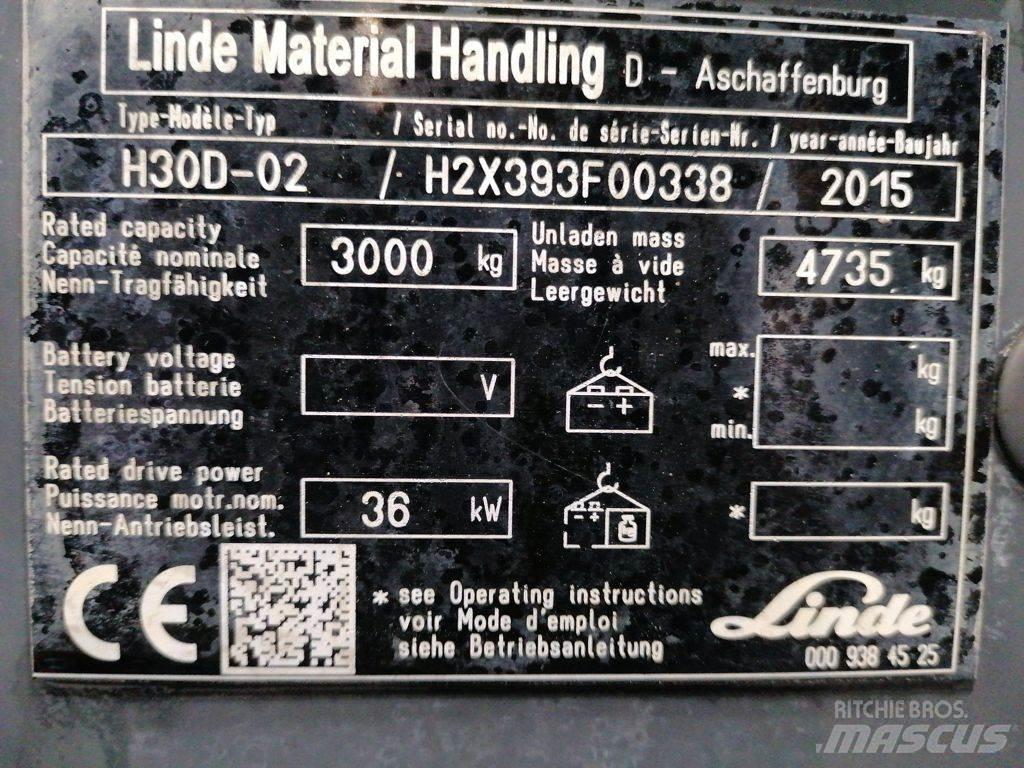 Linde H30D-02 Dieselové vozíky