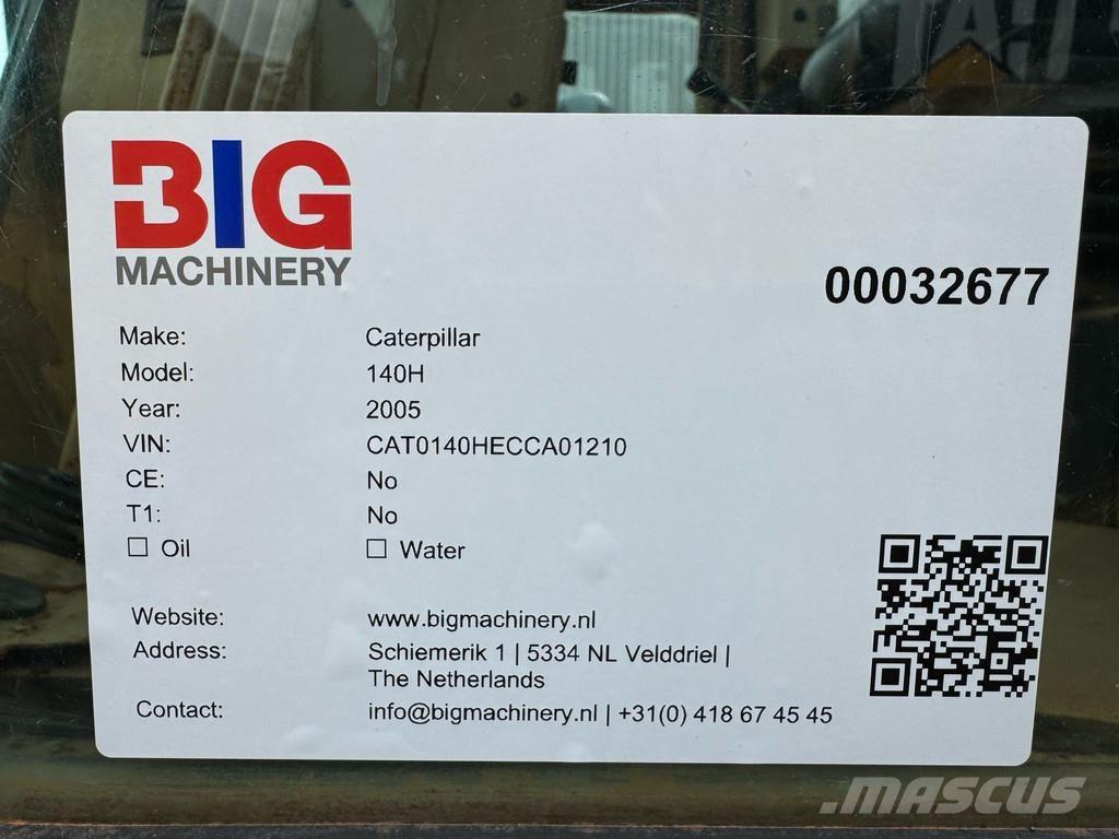 CAT 140H Grejdry