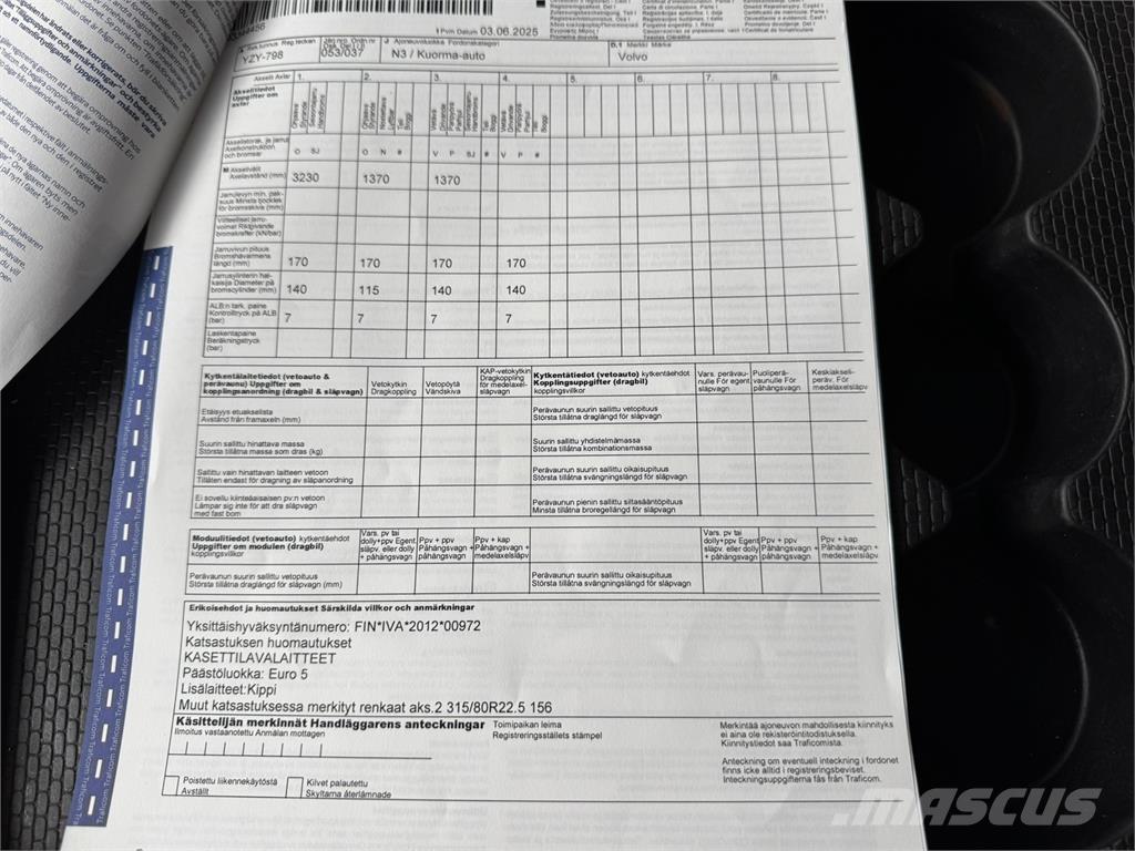 Volvo FMX 8x4 Sklápěče