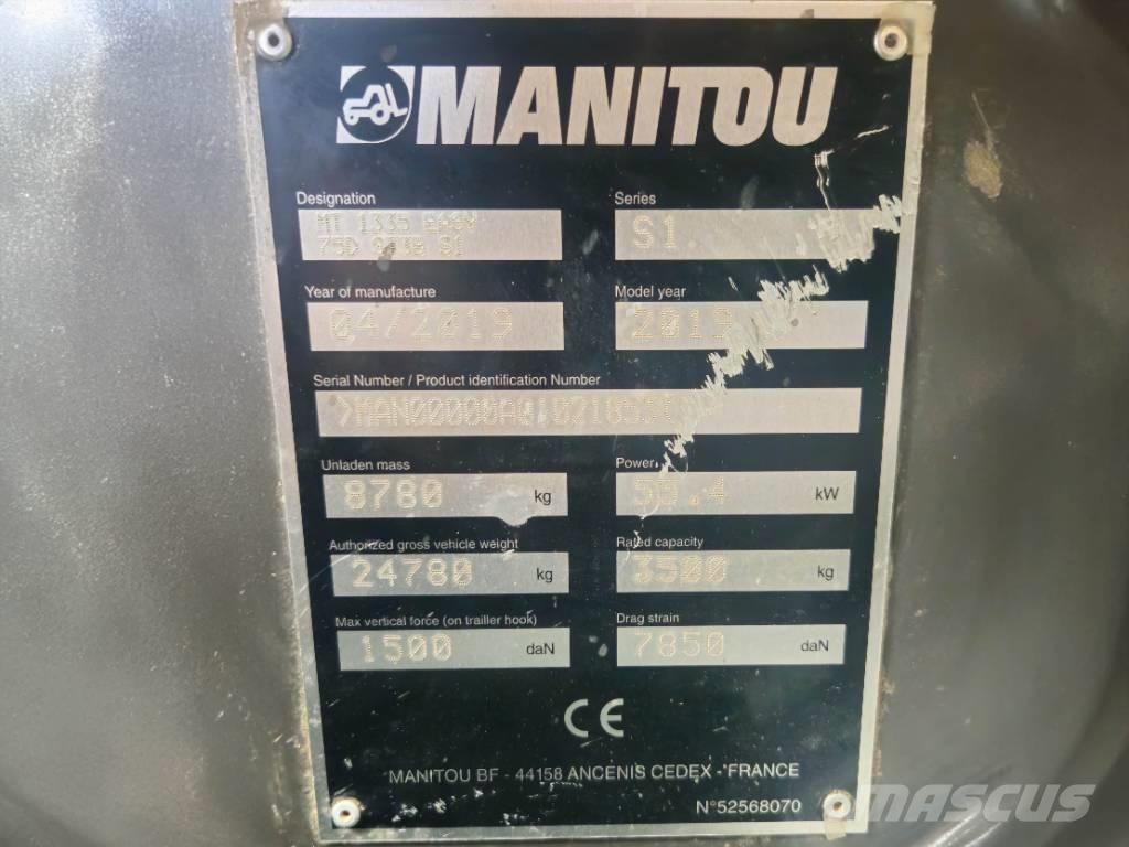 Manitou MT 1335 Teleskopické manipulátory