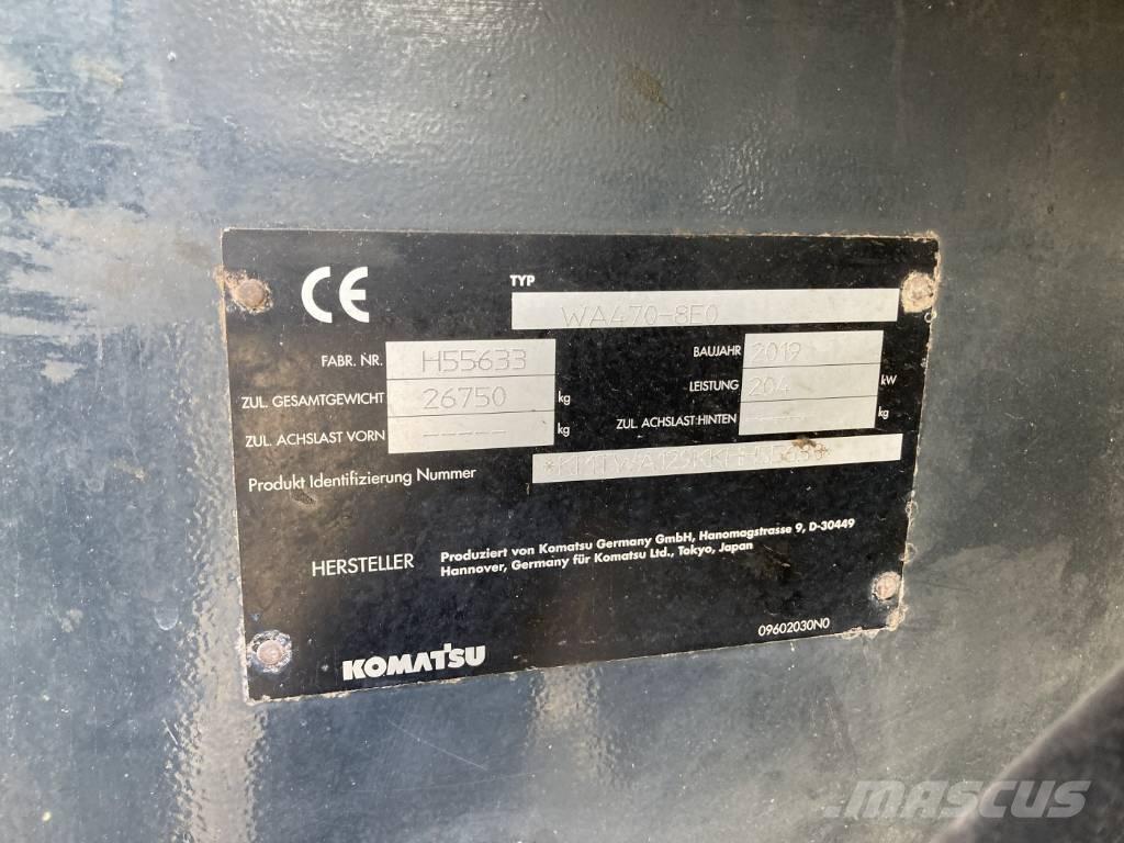 Komatsu WA 470-8 Kolové nakladače