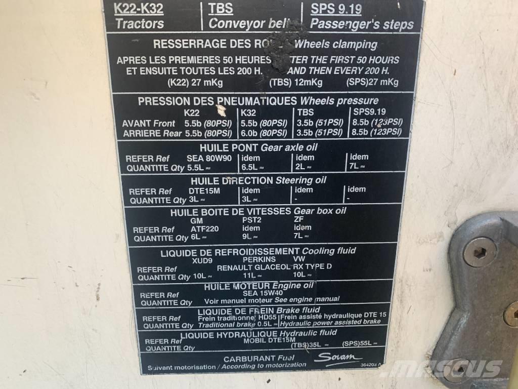 Sovam K22 V-3080 Vybavení letiště