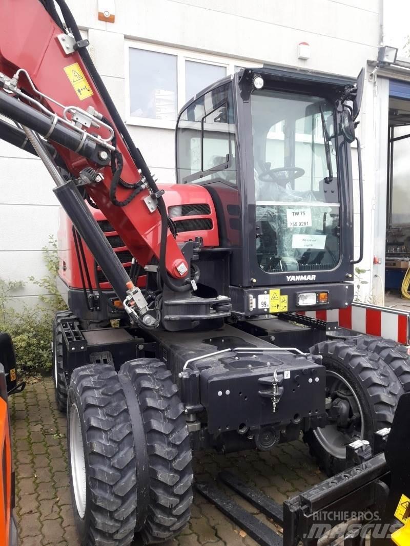 Yanmar B75W Kolová rýpadla