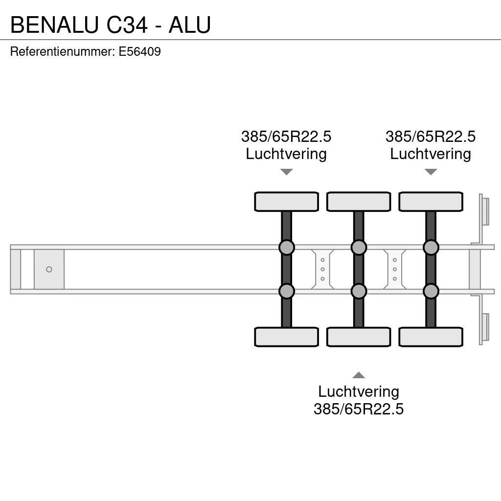 Benalu C34 - ALU Sklápěcí návěsy