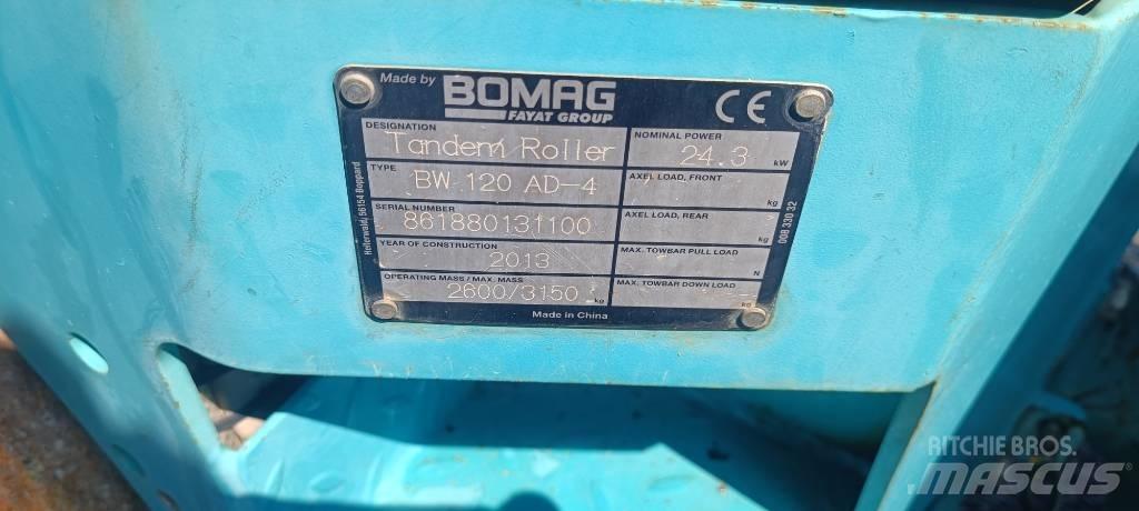 Bomag BW 120 AD-4 Tandemové válce