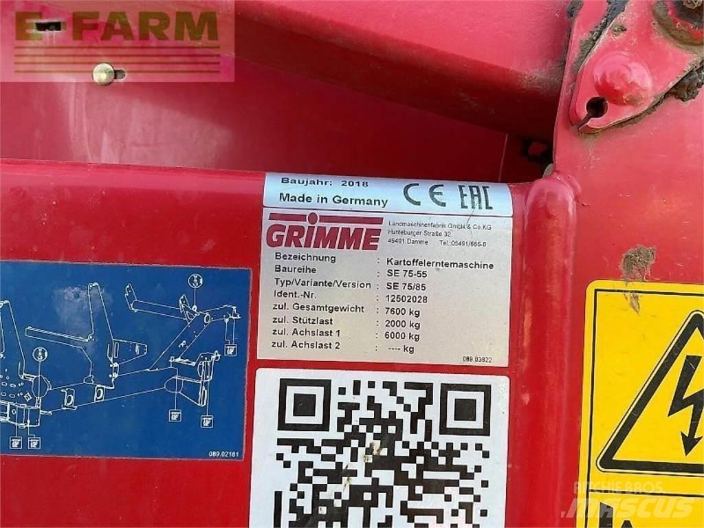 Grimme se 75-55 Bramborové kombajny / sklízeče