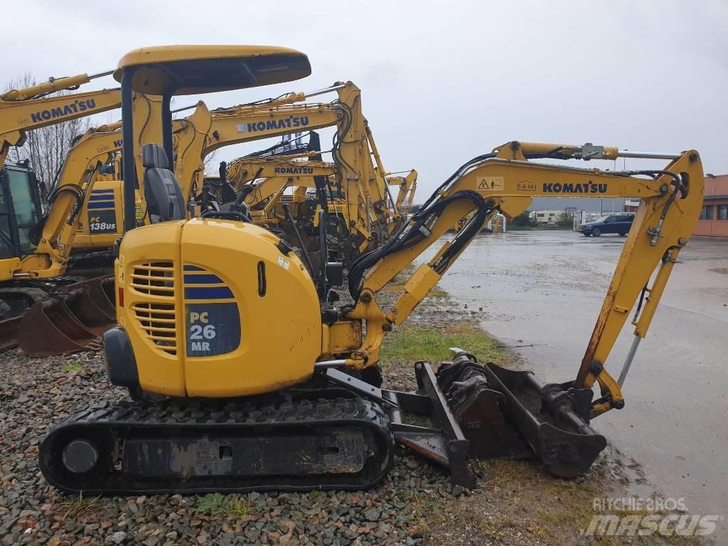 Komatsu PC26MR-3 Mini rýpadla < 7t