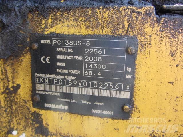 Komatsu PC 138-8 US Pásová rýpadla