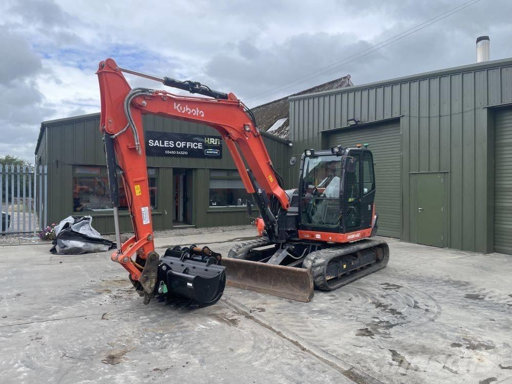 Kubota KX 080-4 Midi rýpadla 7t - 12t