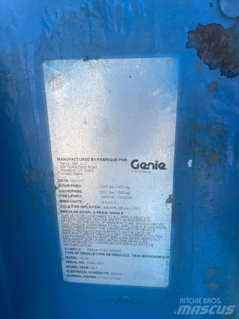 Genie TZ-34/20 Přívěsové plošiny