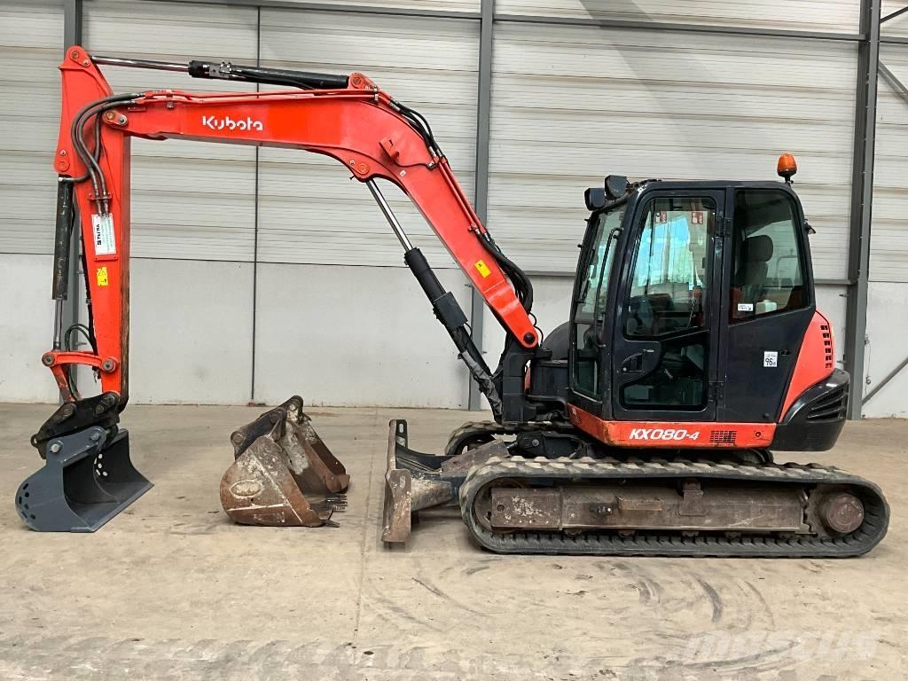 Kubota KX 080-4 Midi rýpadla 7t - 12t