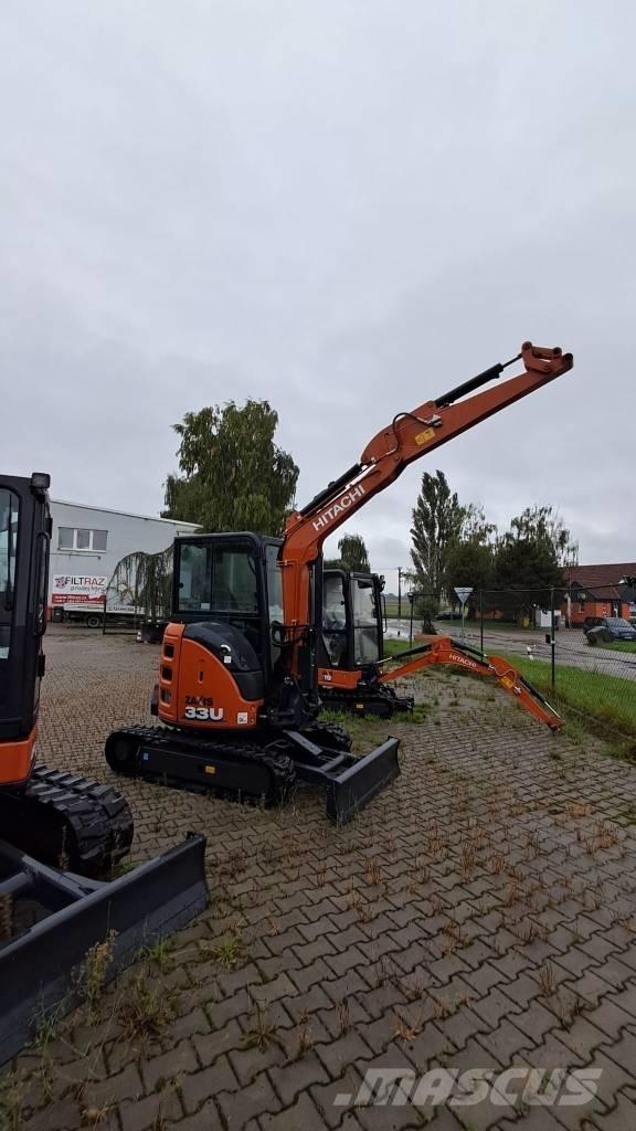 Hitachi ZX33U Pásová rýpadla