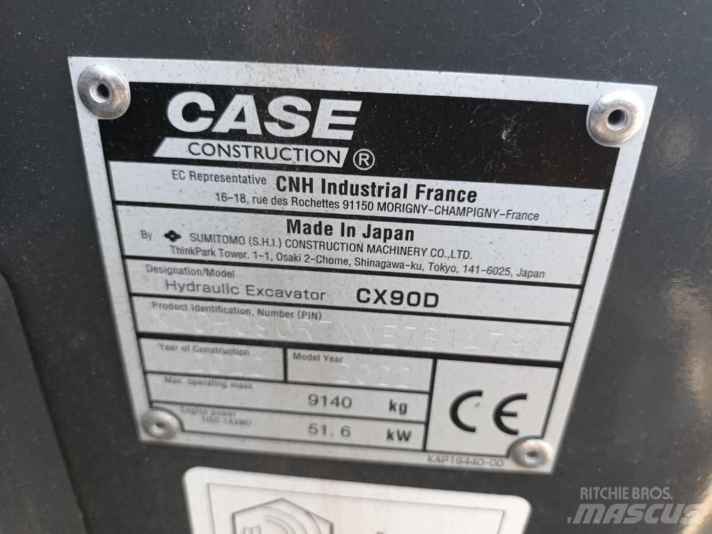 CASE CX 90 D Midi rýpadla 7t - 12t