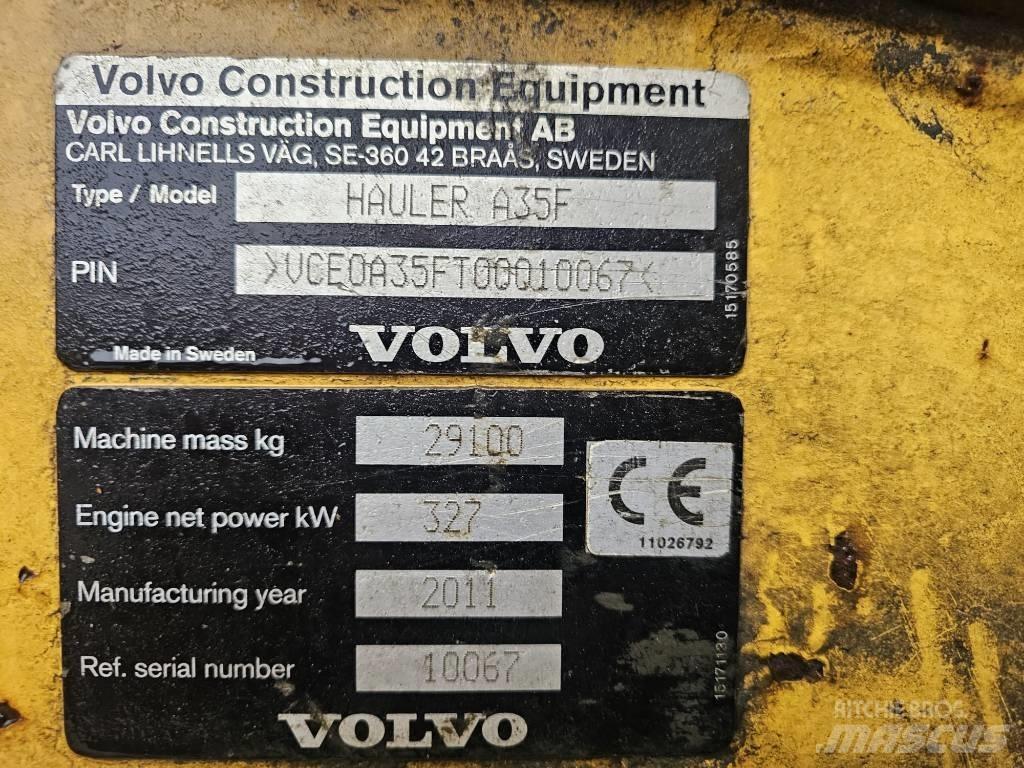 Volvo A 35 F Kloubové dempry