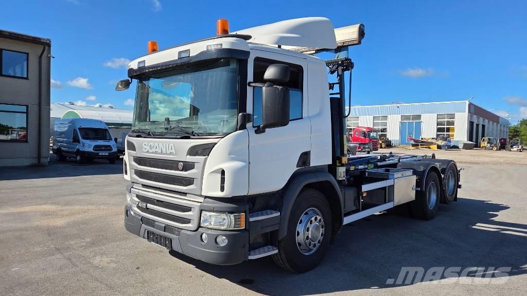 Scania P410 6X2 Hákový nosič kontejnerů