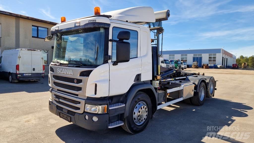 Scania P410 6X2 Hákový nosič kontejnerů